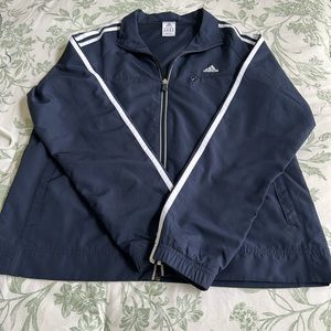 Adidas Navy Wind Suit. Jacket is size L and Pants are size M